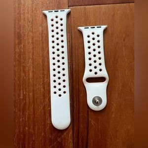 White & Pink Apple Watch Wristband